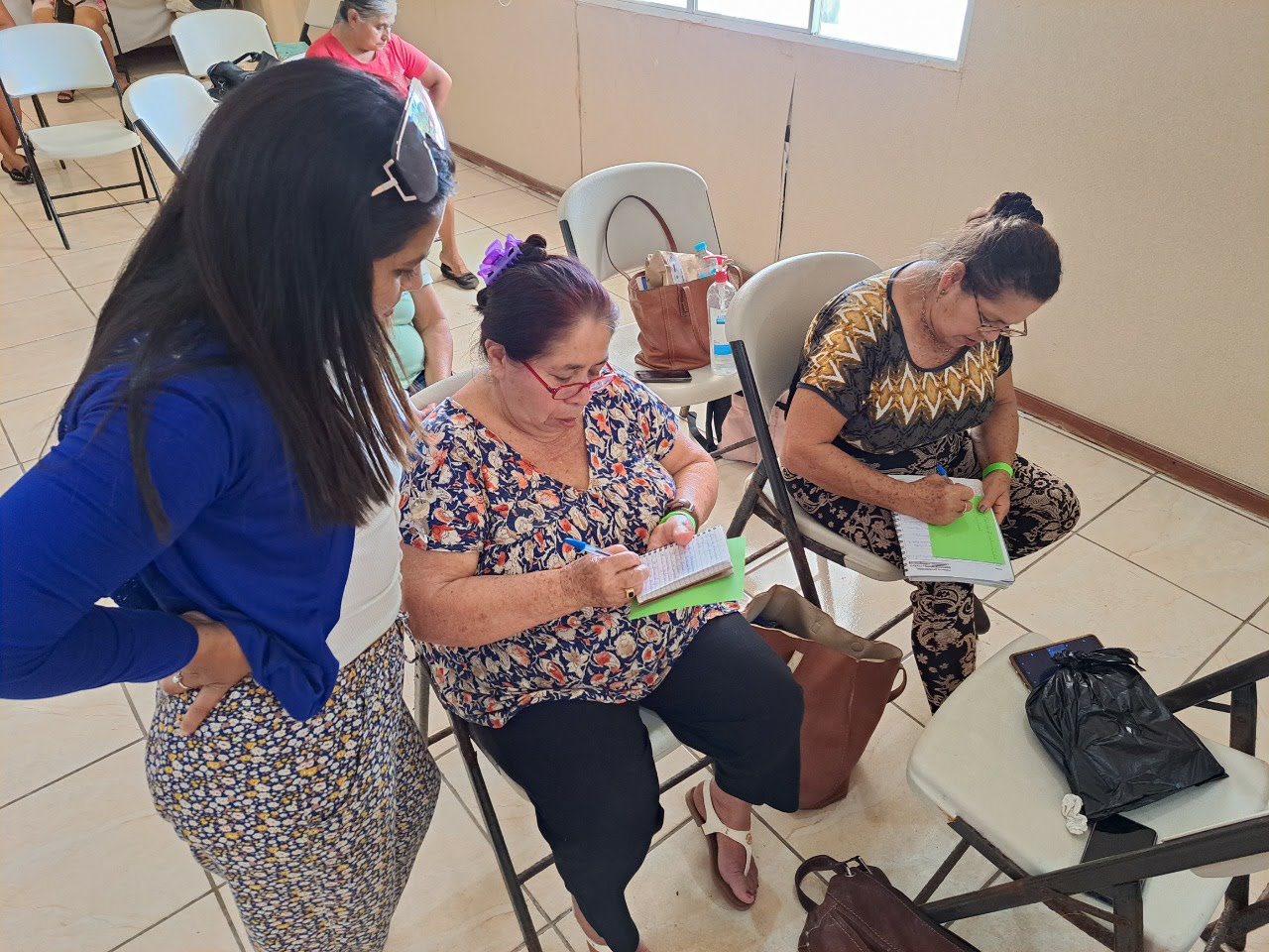Sistematización del proyecto con lideresas y cuerpos directivos  de ACOMUDT