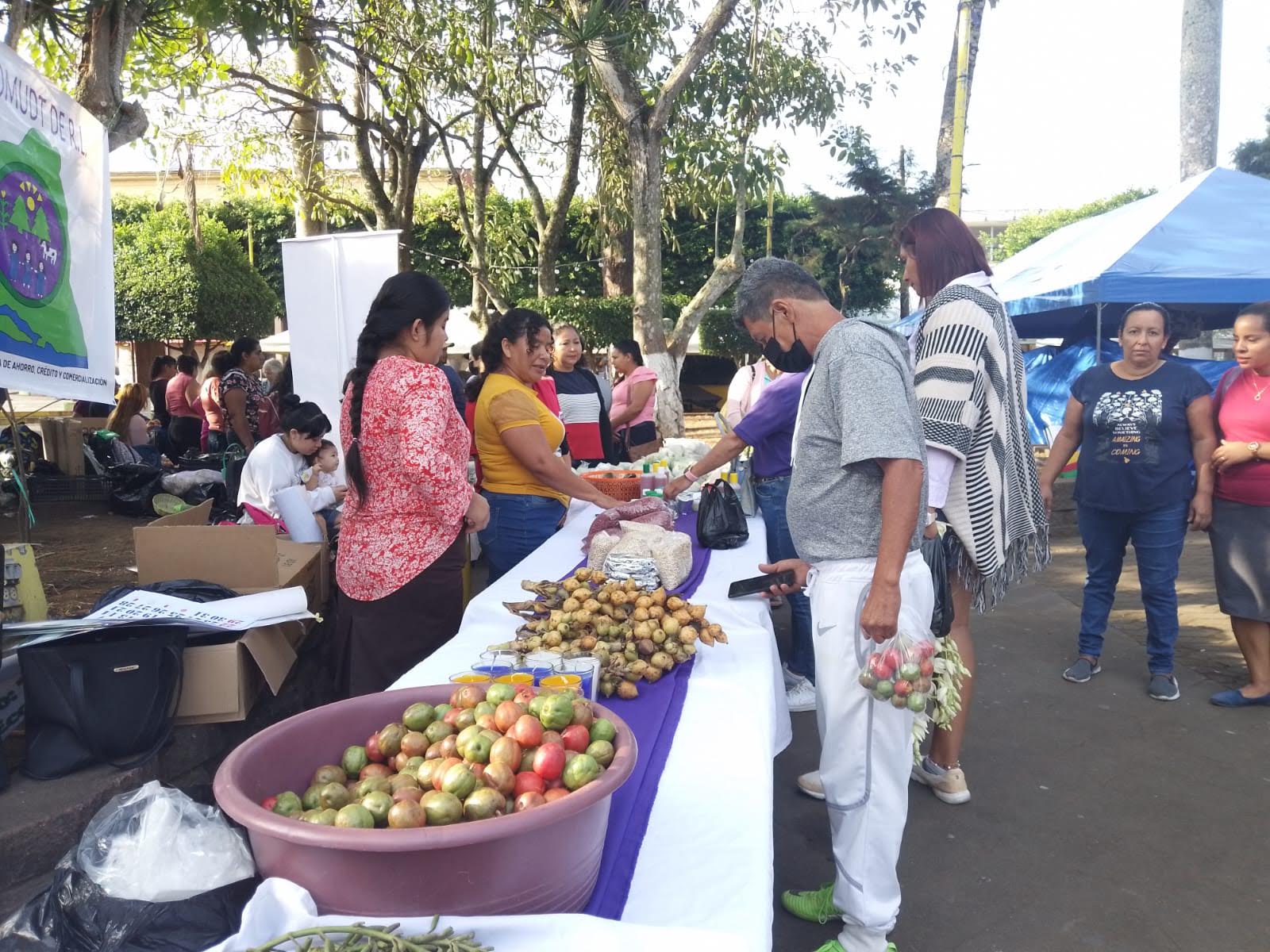 Mujeres productoras de las comunidades de Berlín 